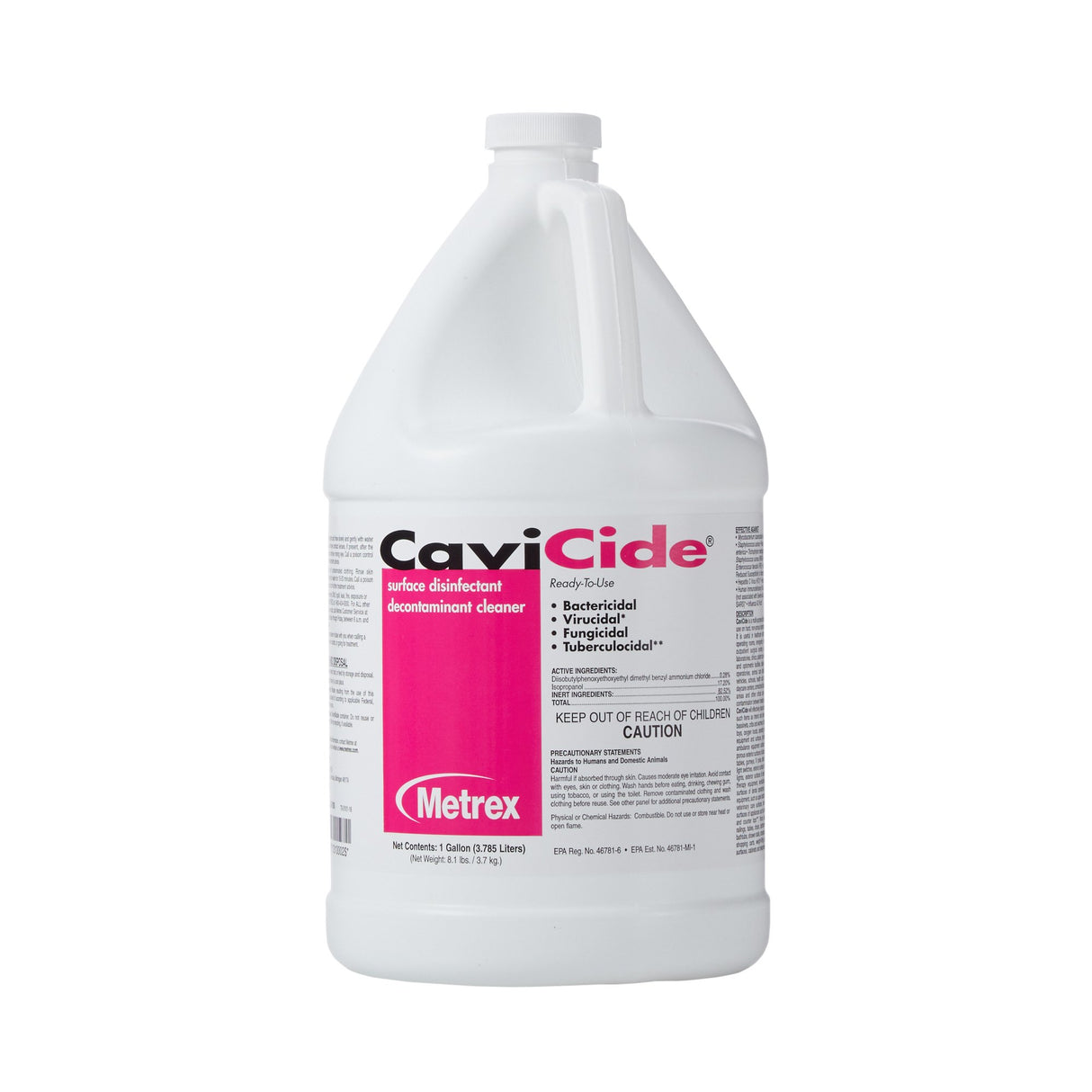 Surface Disinfectant Cleaner CaviCide™ Alcohol Based Manual Pour Liquid 1 gal. Jug Alcohol Scent NonSterile - BeHope