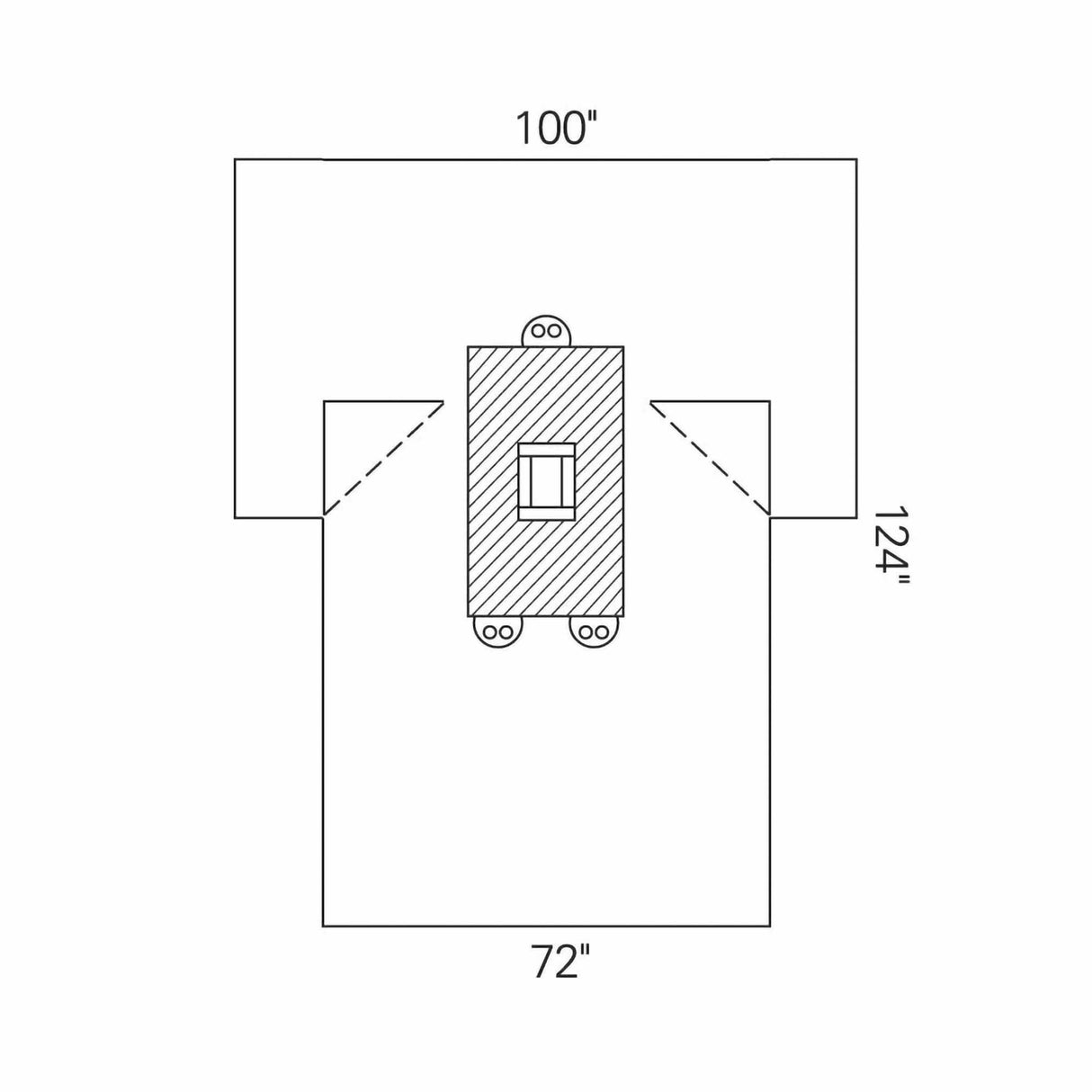 Sterile Abdominal Laparotomy Drape with Tube Holders and Absorbent Reinforcement - BeHope