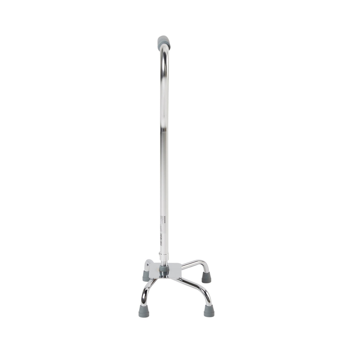 Large Base Quad Cane McKesson Steel 29 to 37-1/2 Inch Height Chrome - BeHope