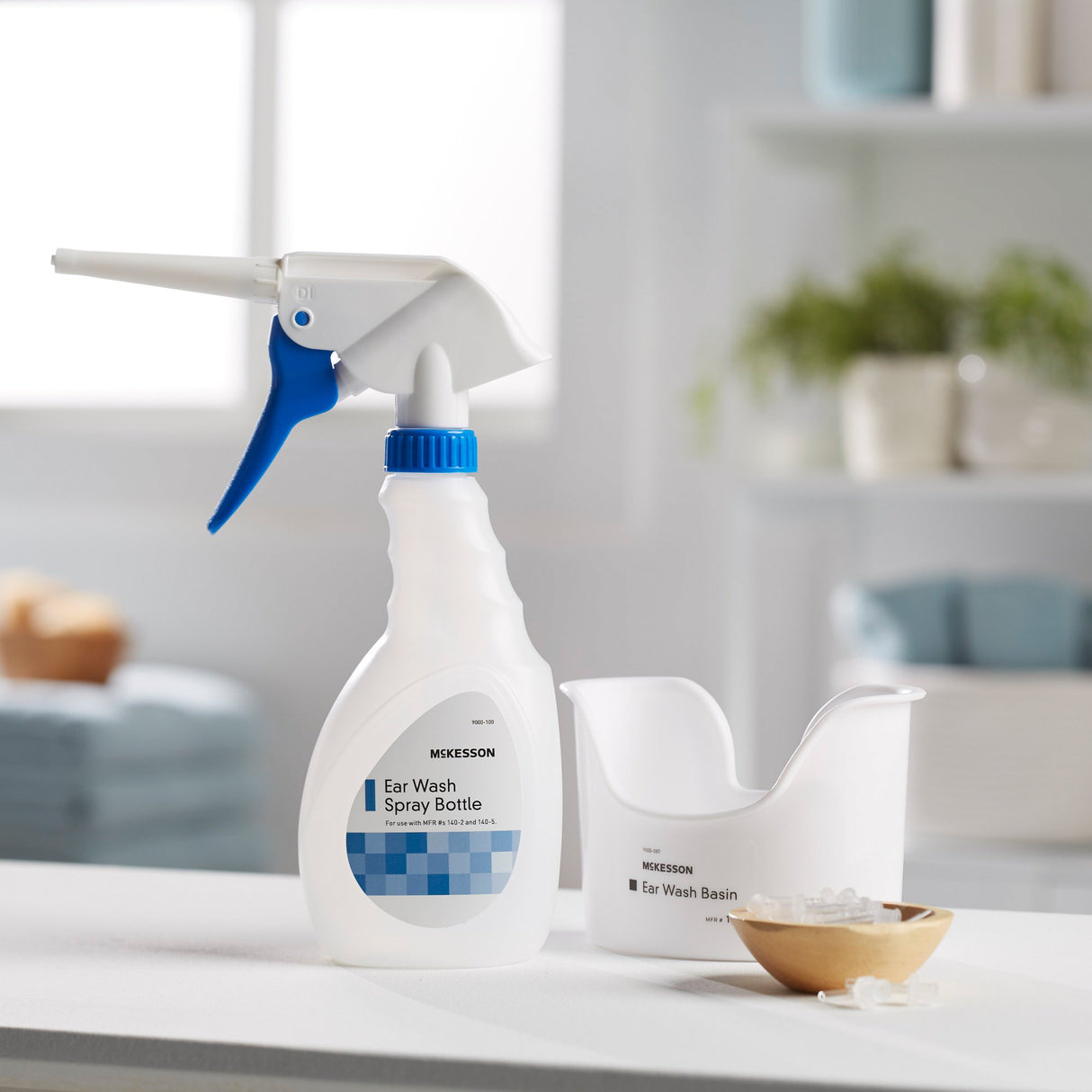 Ear Wash System McKesson Disposable Tip Blue / White - BeHope