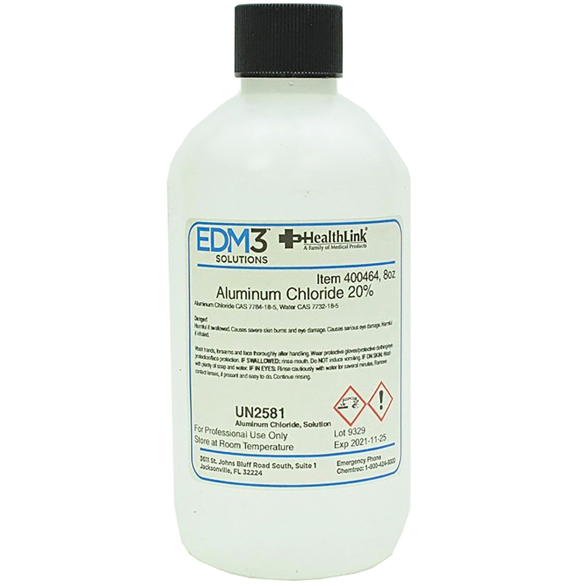 Chemistry Reagent Aluminum Chloride ACS Grade 20% / 6.0 N 8 oz. - BeHope