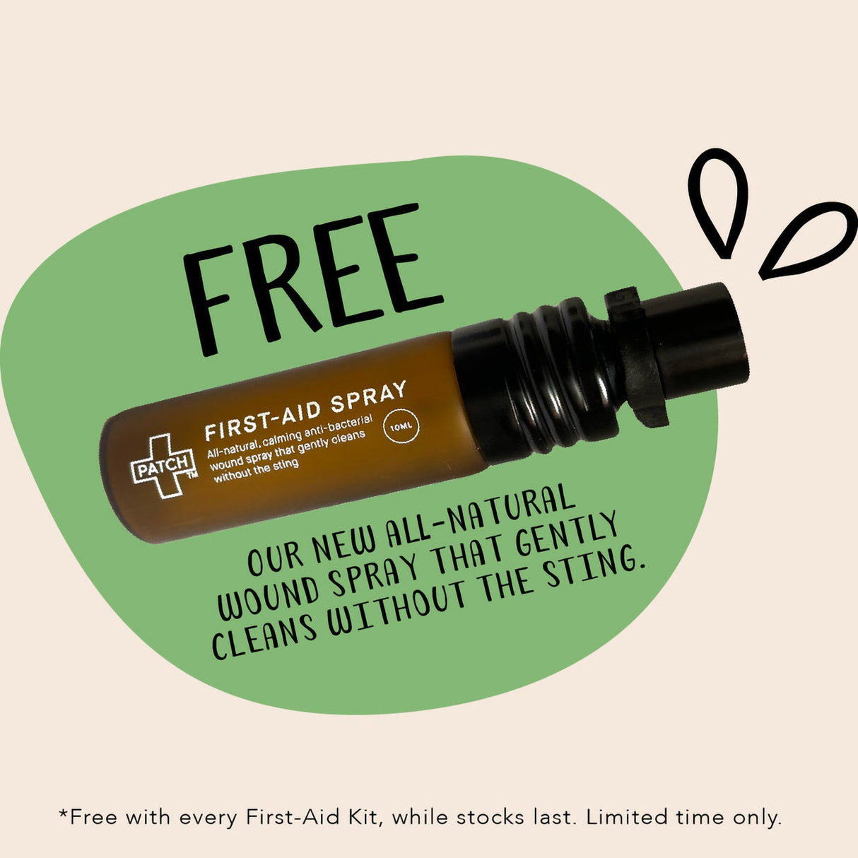 First Aid Kit PATCH™ Eco Tin Container - BeHope