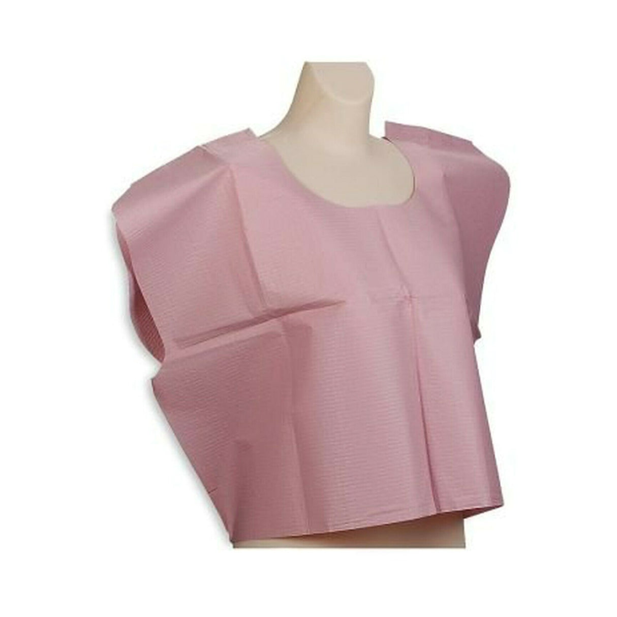 Exam Cape Tidi® Mauve One Size Fits Most Front / Back Opening Without Closure Unisex Disposable - BeHope