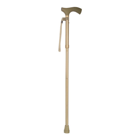 Folding Cane Switch Sticks® Aluminum 32 to 37 Inch Height Gold - BeHope