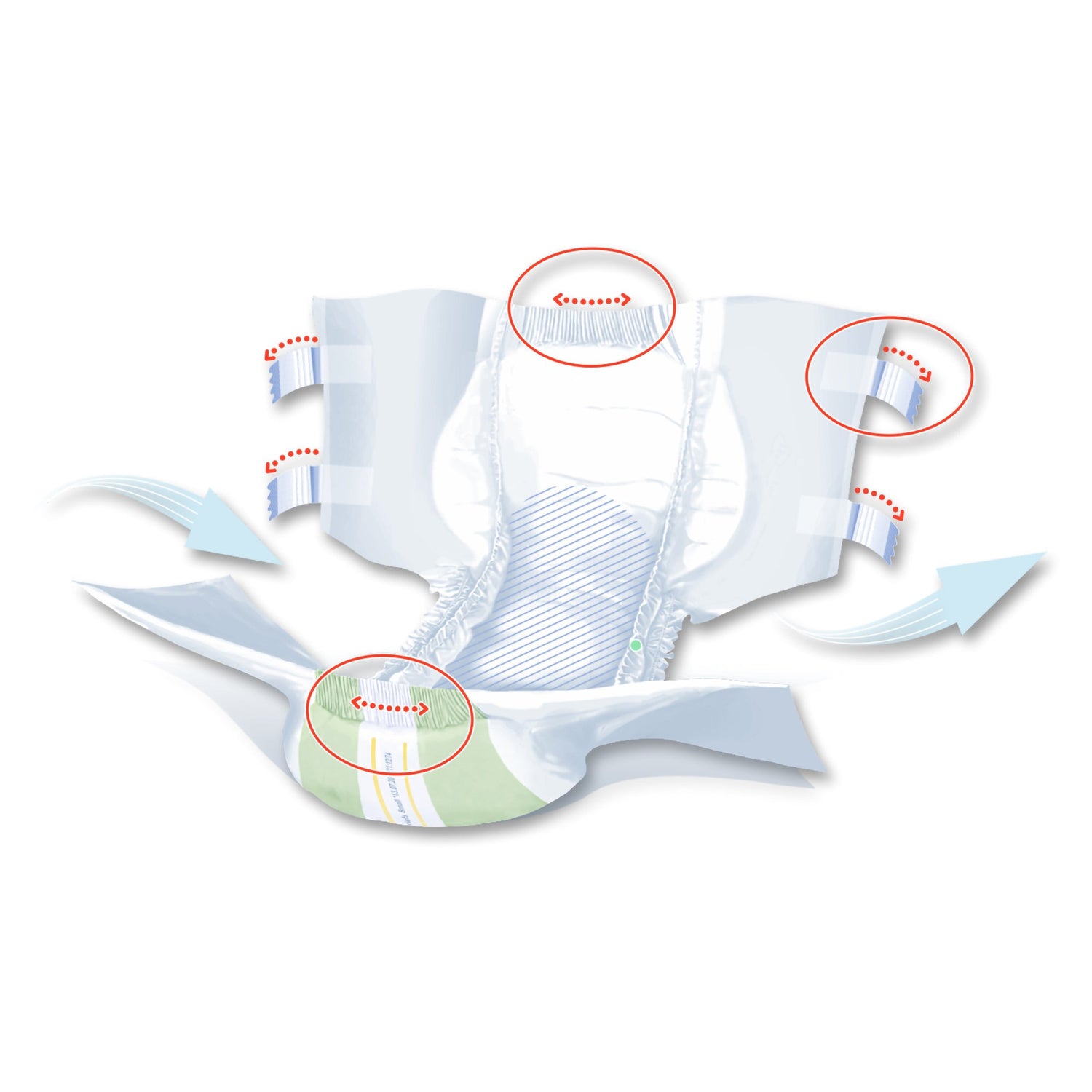 Unisex Adult Incontinence Brief Seni® Super Plus Small Disposable Heavy Absorbency - BeHope