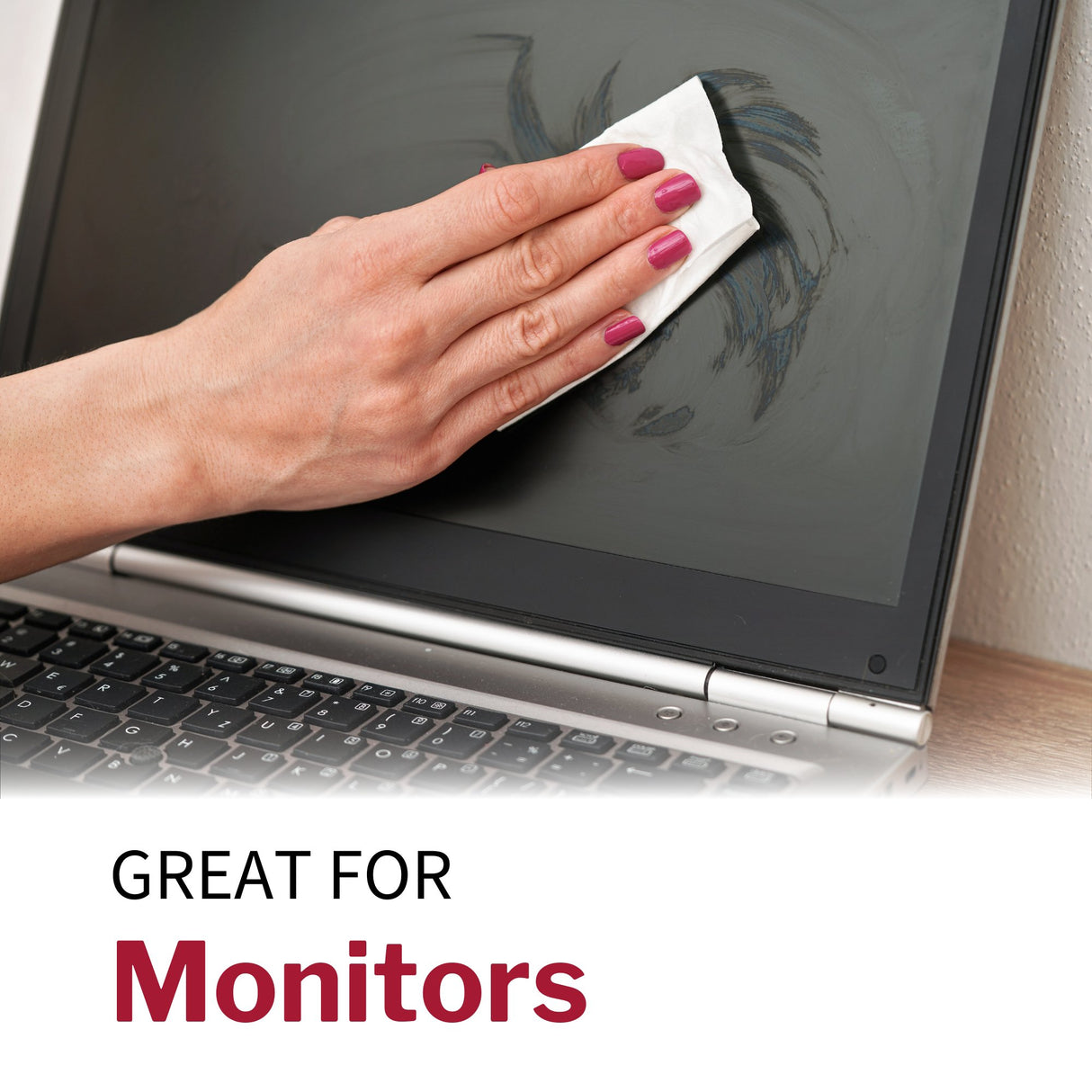 Surface Cleaner Easy Screen® Premoistened Alcohol Based Manual Pull Wipe 70 Count Canister Alcohol Scent NonSterile - BeHope