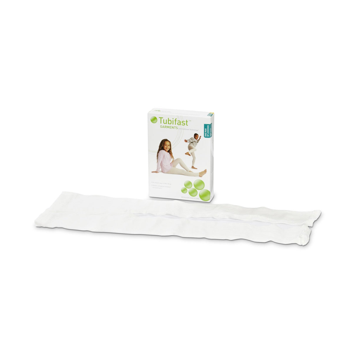 Tubular Retainer Dressing Tubifast® Garment Legging Viscose / Polyamide / Elastane Size 8 to 11 Years White Leg NonSterile - BeHope