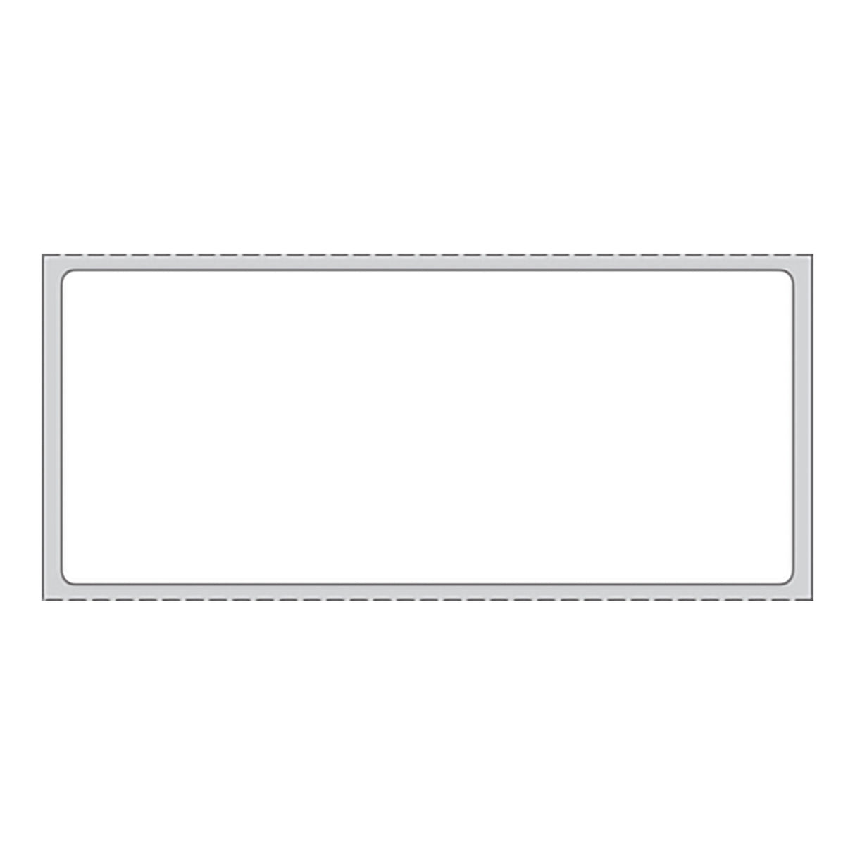 Blank Label pdc® Thermal Label White Paper 1-1/2 X 3-1/2 Inch - BeHope