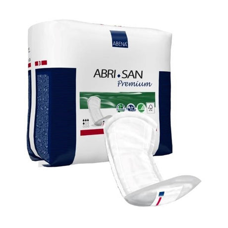 Bladder Control Pad Abri-San™ Premium #3 12 Inch Length Moderate Absorbency Fluff / Polymer Core One Size Fits Most - BeHope