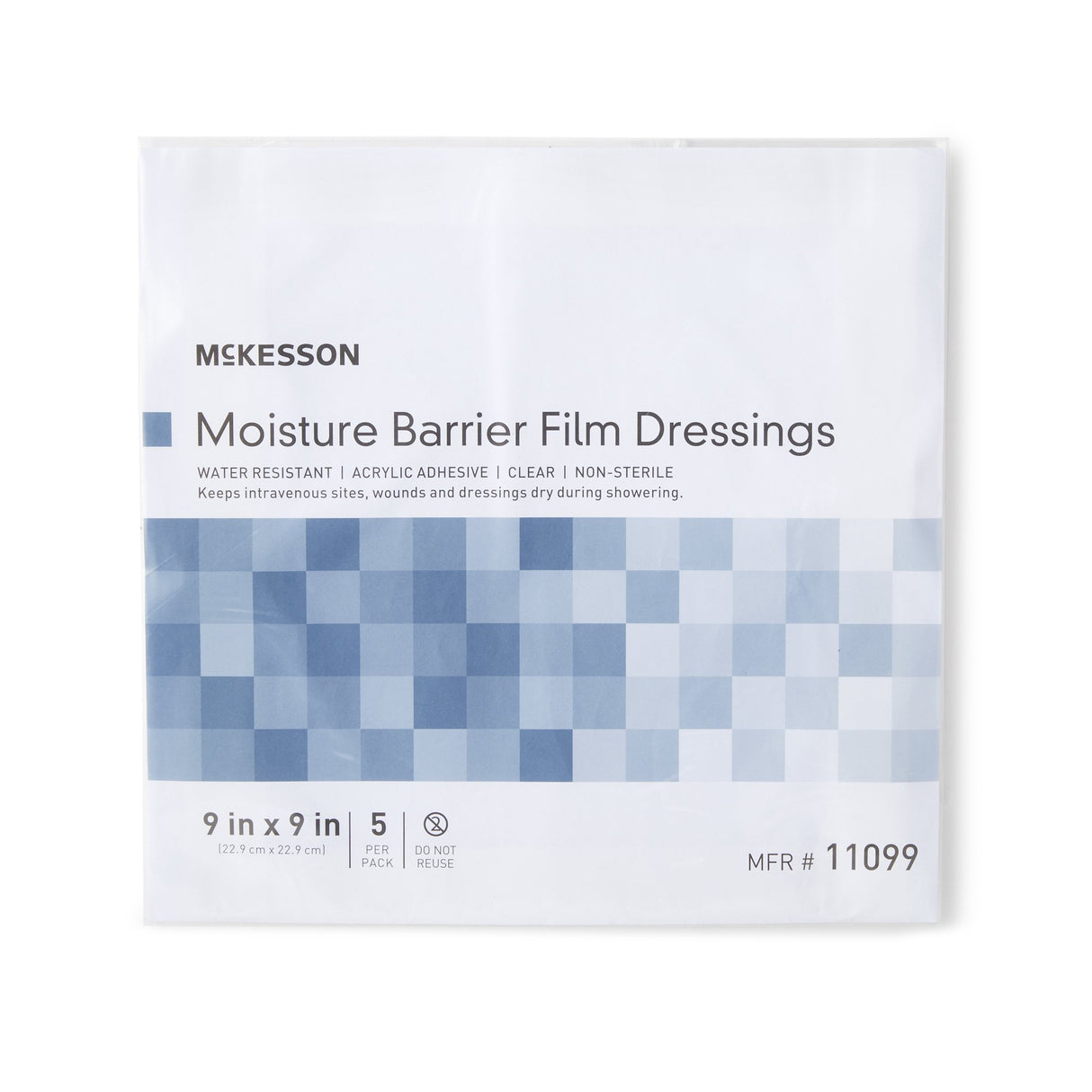 IV Site Barrier Protector McKesson 9 X 9 Inch NonSterile - BeHope