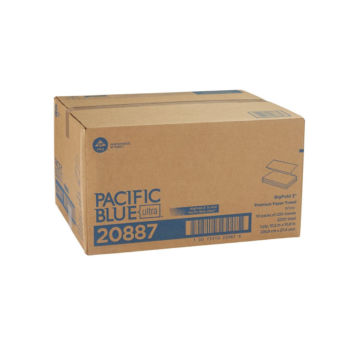 Paper Towel Pacific Blue Ultra™ Z-Fold 10-1/5 X 10-4/5 Inch - BeHope