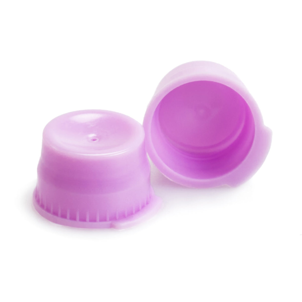 McKesson Tube Closure Polyethylene Snap Cap Lavender 13 mm For Use with 13 mm Blood Drawing Tubes, Glass Test Tubes, Plastic Culture Tubes NonSterile - BeHope