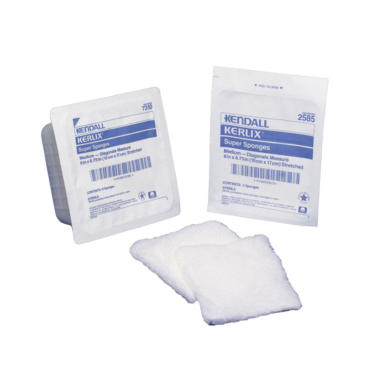 Fluff Dressing Kerlix™ 6 X 6-3/4 Inch 12-Ply Sterile 2 per Pouch - BeHope