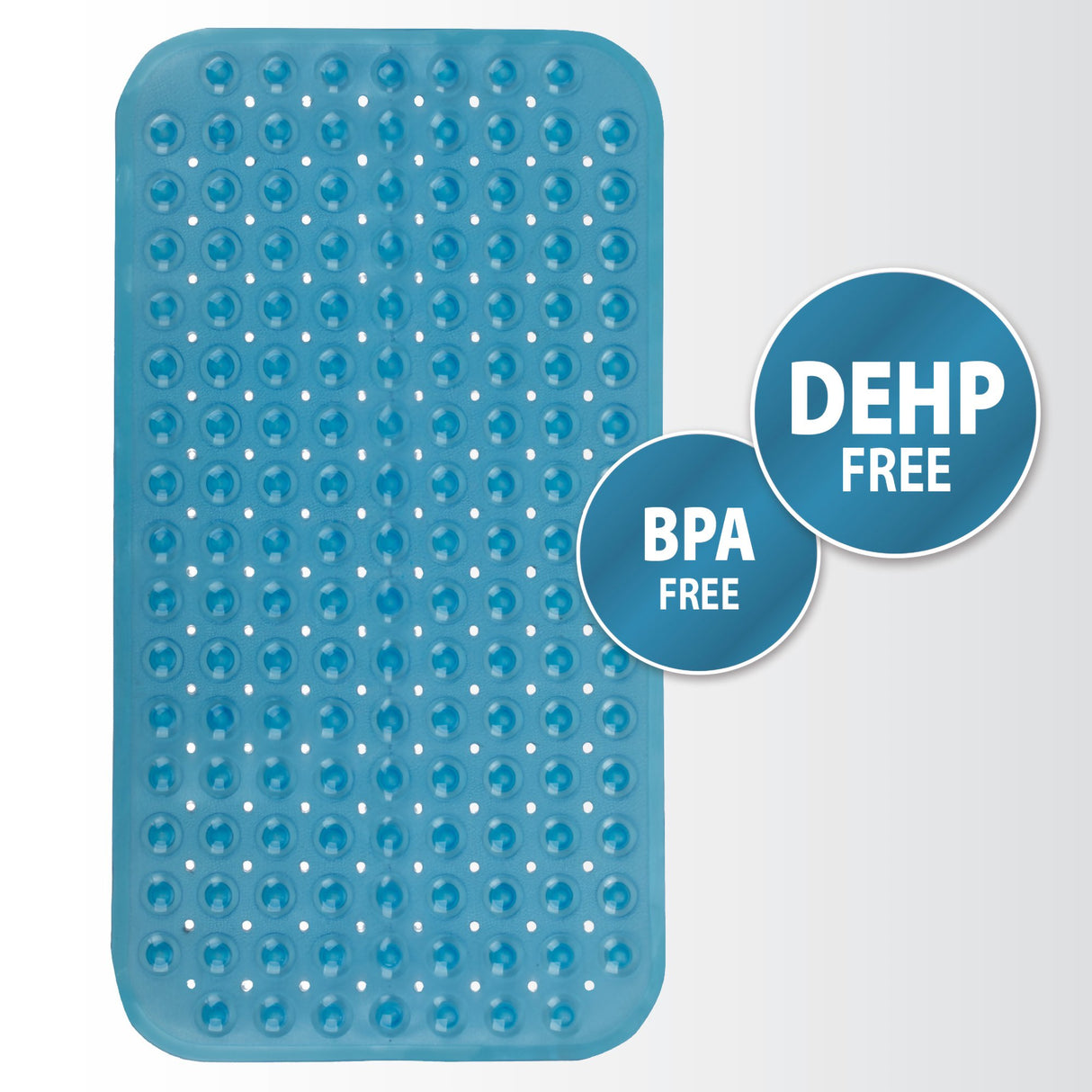 Non-Slip Bath Mat Theracare™ Vinyl 15 X 27 Inch - BeHope