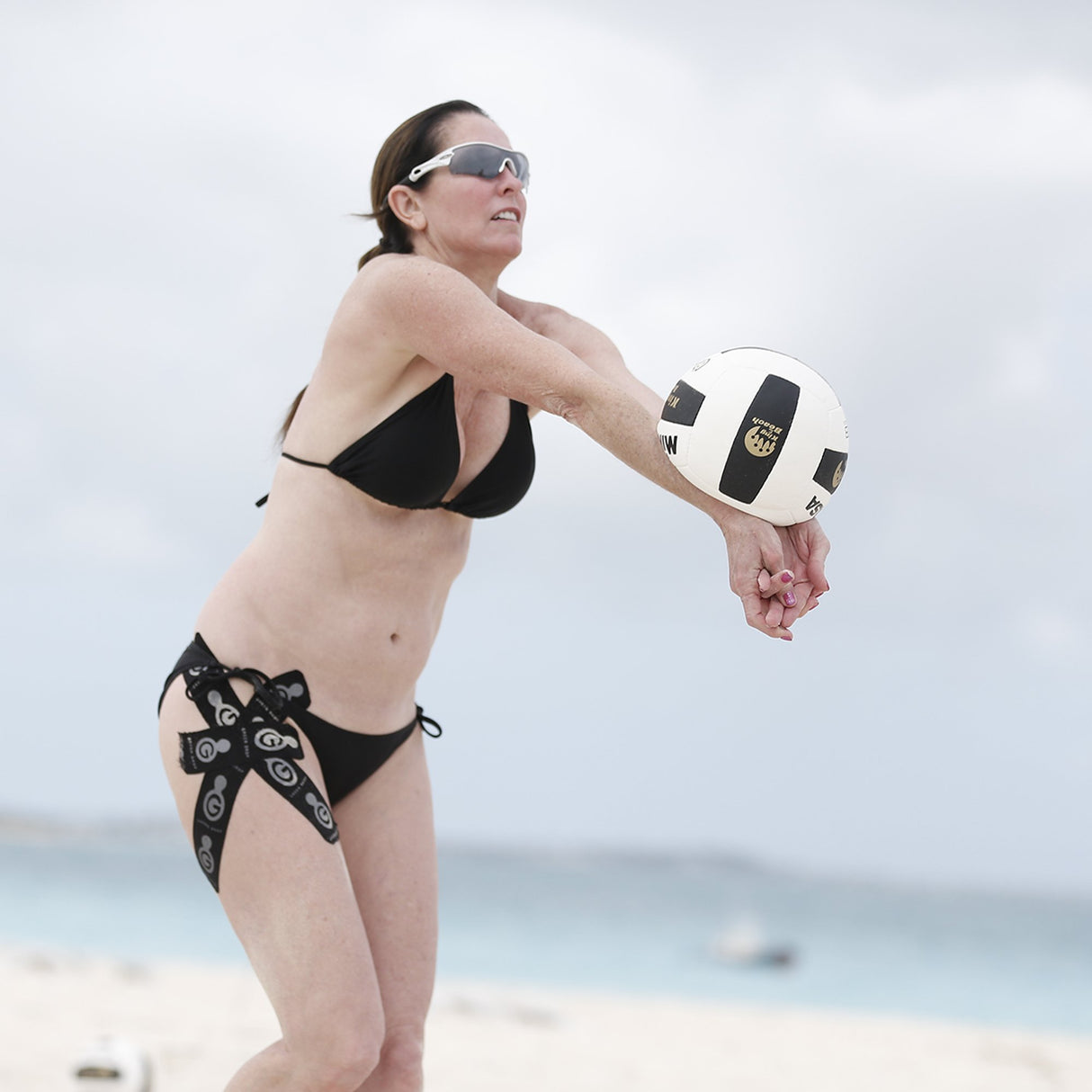 Kinesiology Tape Green Drop™ Black 2 X 10 Inch Nylon / Polyester / Spandex NonSterile - BeHope