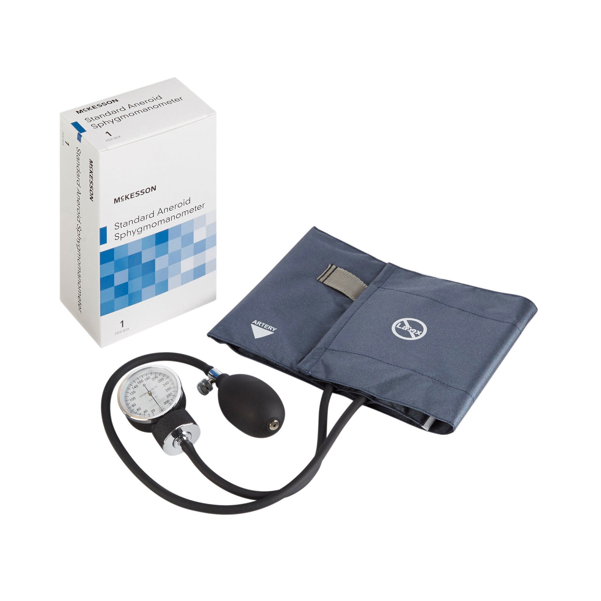 Aneroid Sphygmomanometer Unit McKesson Brand Large Adult Cuff Nylon Cuff 34 - 50 cm Pocket Aneroid - BeHope