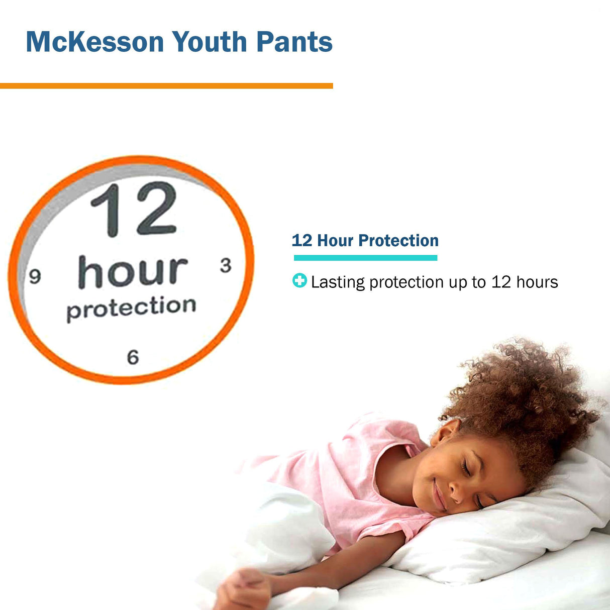 Unisex Youth Absorbent Underwear McKesson Pull On with Tear Away Seams Large / X-Large Disposable Heavy Absorbency - BeHope