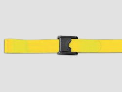 Gait Belt Posey® EZ Clean 60 Inch Length Yellow Polyurethane Coated Webbing - BeHope