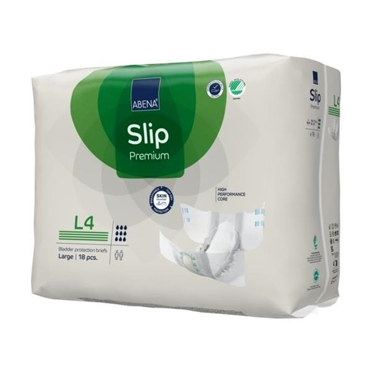Unisex Adult Incontinence Brief Abena® Slip Premium L4 Large Disposable Heavy Absorbency - BeHope
