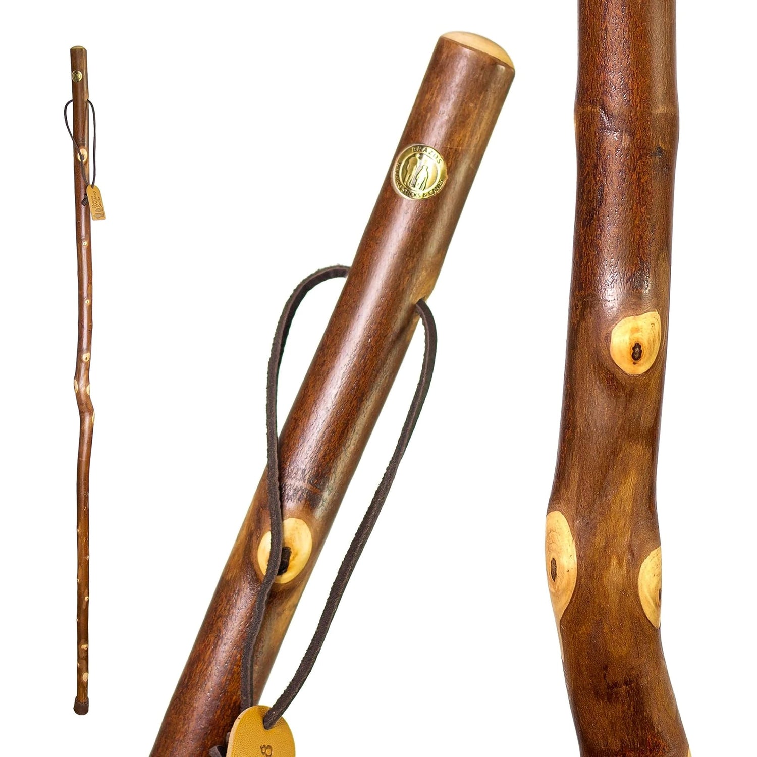 Walking Stick Brazos™ Free Form Wood 55 Inch Height Maple - BeHope