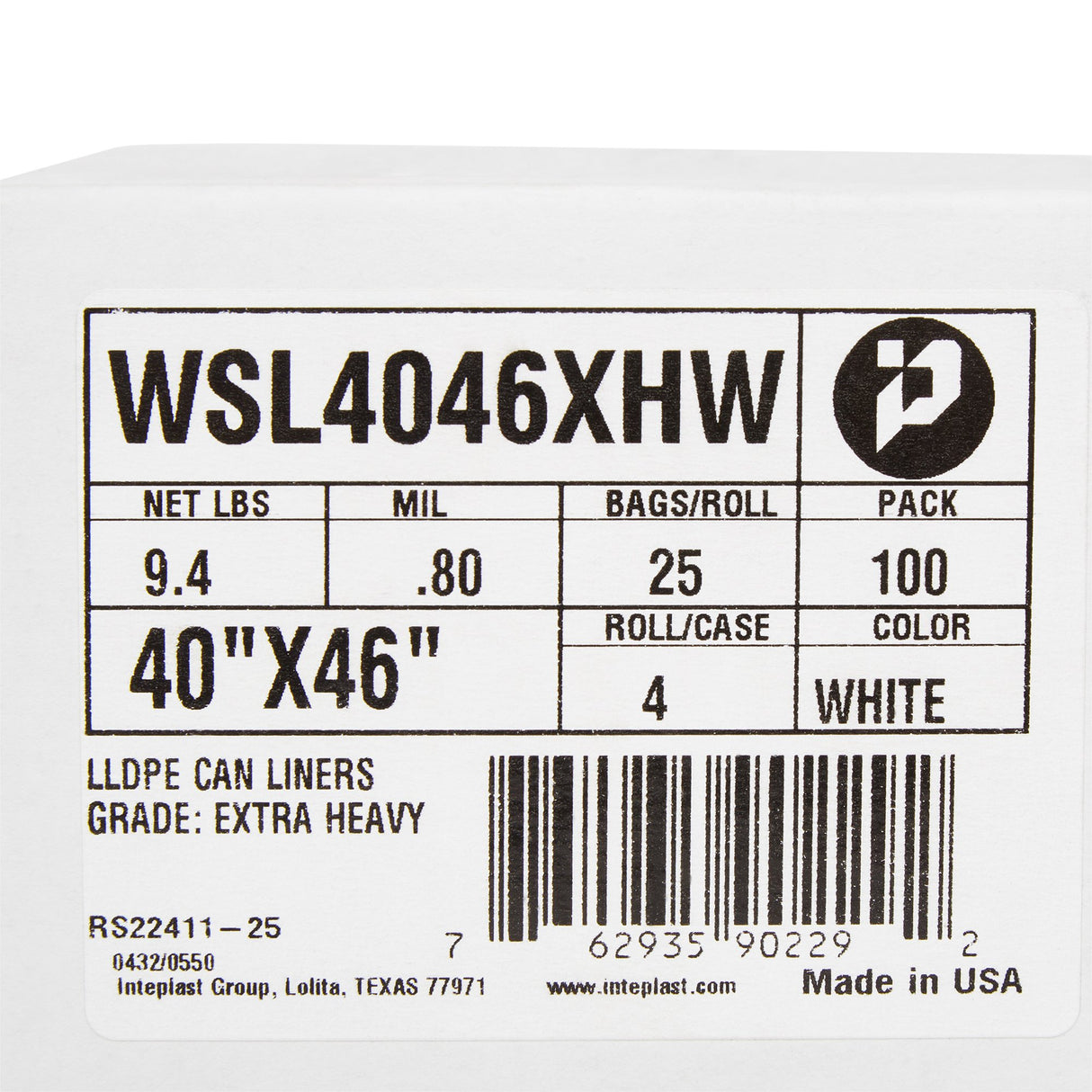 Trash Bag McKesson 45 gal. White LLDPE 0.80 mil 40 X 46 Inch Star Seal Bottom Coreless Roll - BeHope