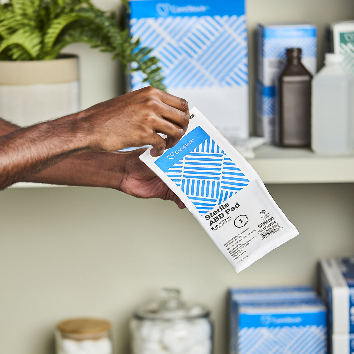 Abdominal Pad CareStock™ 8 X 10 Inch Sterile 1 per Pack - BeHope