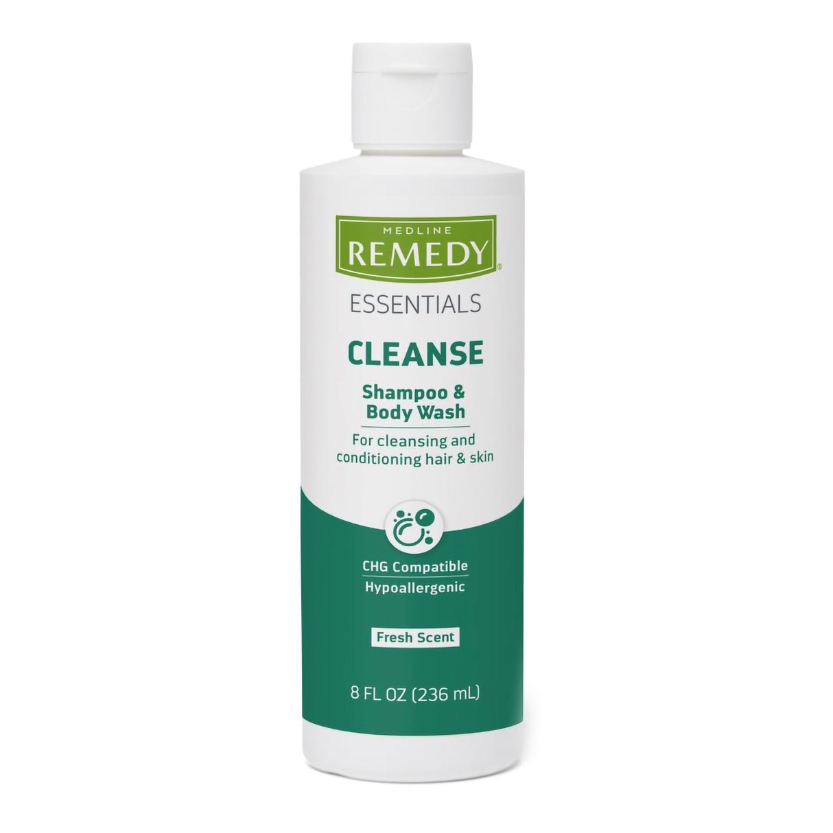 Shampoo and Body Wash Remedy Essentials 8 oz. Flip Top Bottle Citrus Vanilla Scent - BeHope