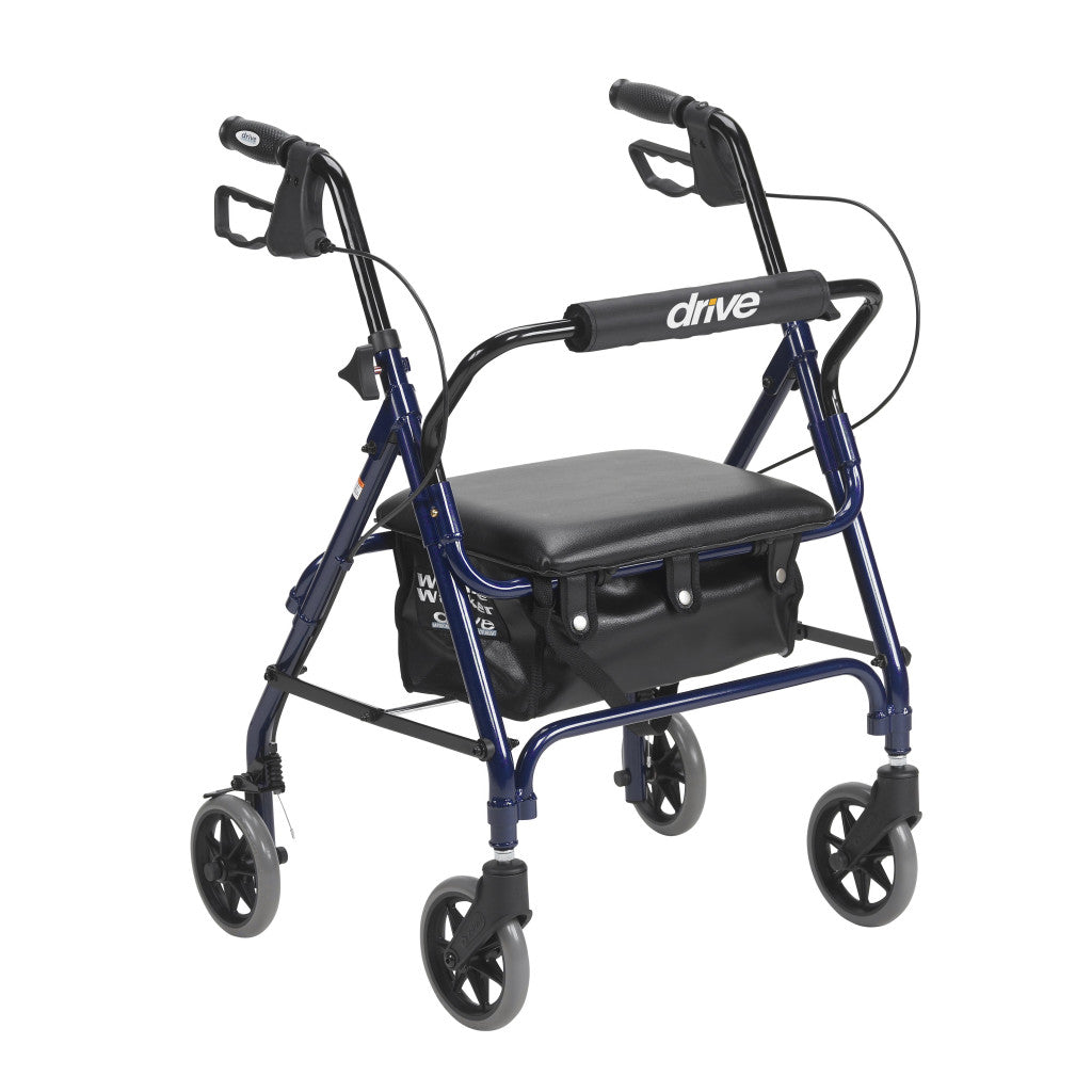 Aluminum Junior Rollator, 6" Casters -BeHope