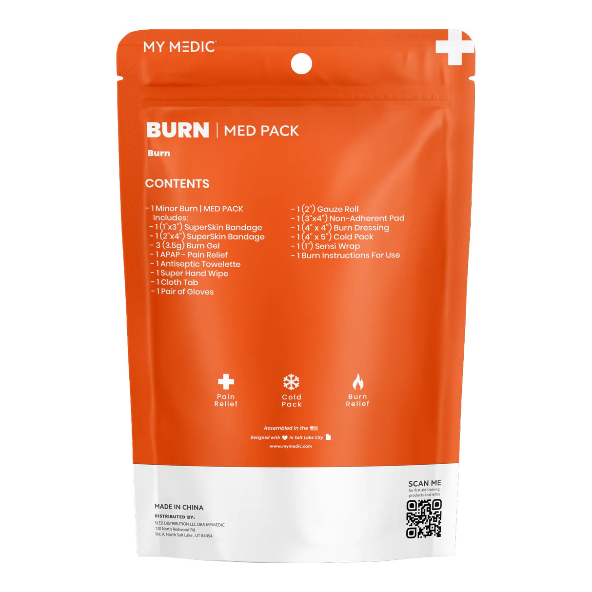 First Aid Medical Pack My Medic™ Burn MED PACK Pouch - BeHope