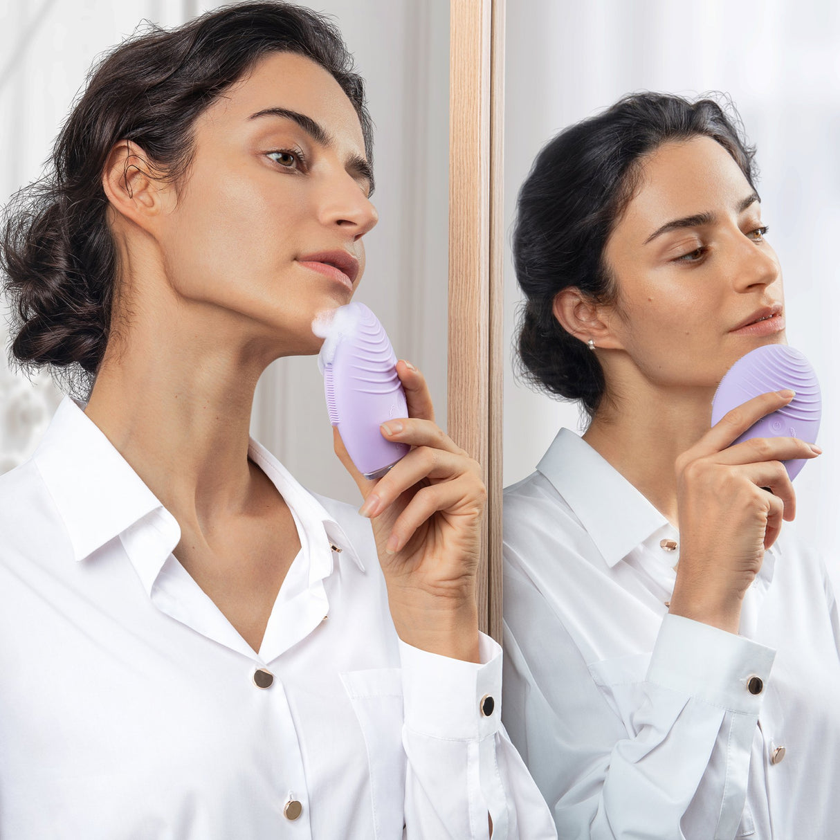 Facial Cleansing Brush and Massage Device LUNA 4 Sensitive Skin - BeHope