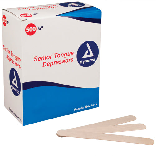 Tongue Depressors-regular 6 Non-sterile Bx/500 - BeHope