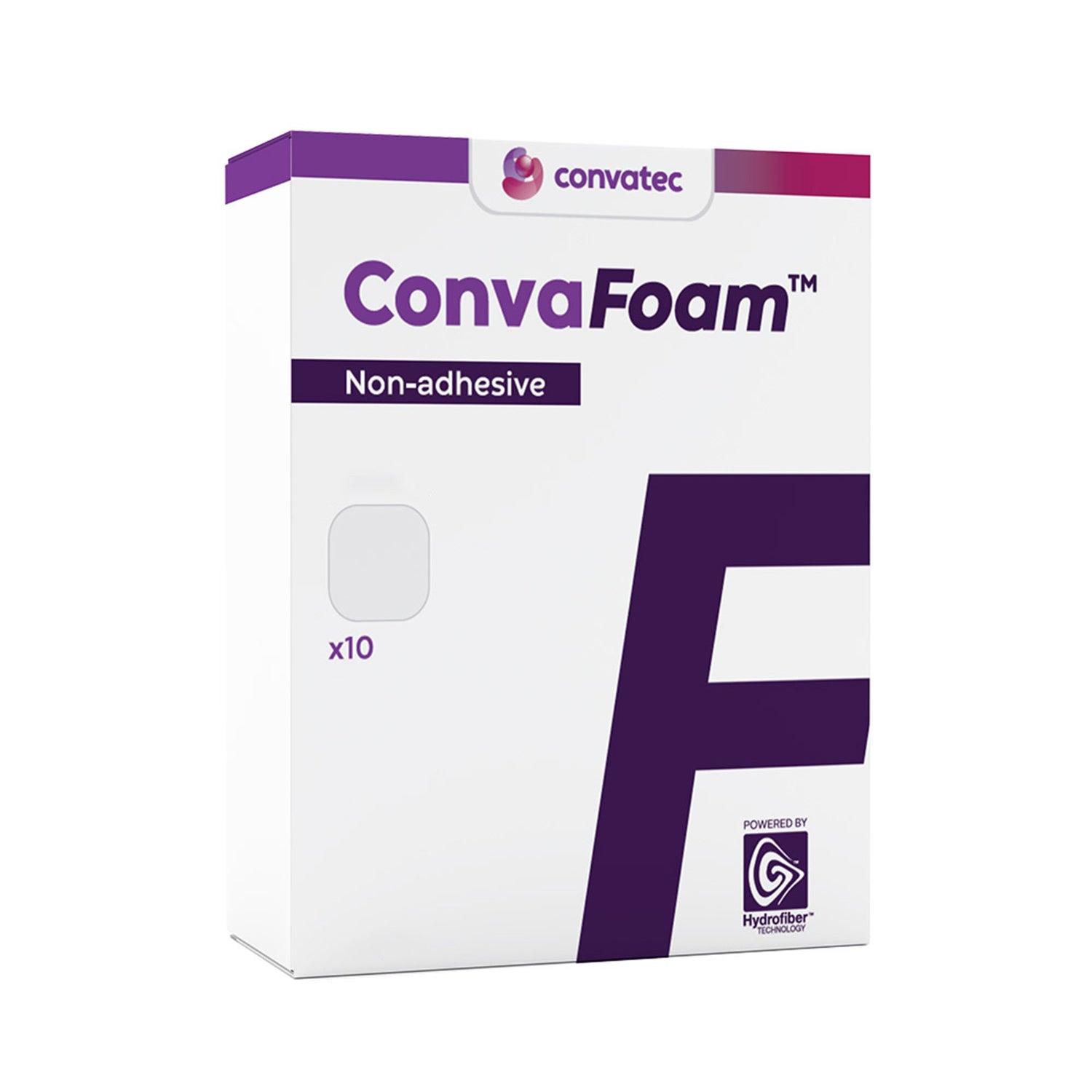 Foam Dressing ConvaFoam™ Non-Adhesive 4 X 4 Inch Without Border Film Backing Nonadhesive Square Sterile - BeHope