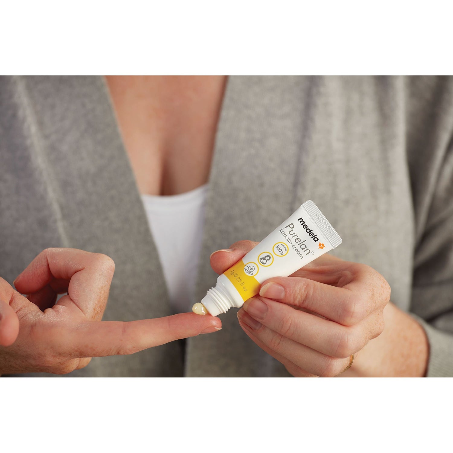 Hand and Body Moisturizer Purelan™ 0.25 oz. Tube Unscented Cream - BeHope