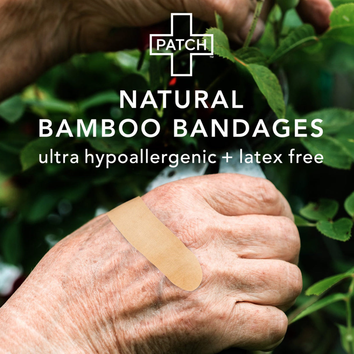 Adhesive Strip Patch™ Bamboo / Aloe Vera Tan 3/4 X 3 Inch Sterile - BeHope