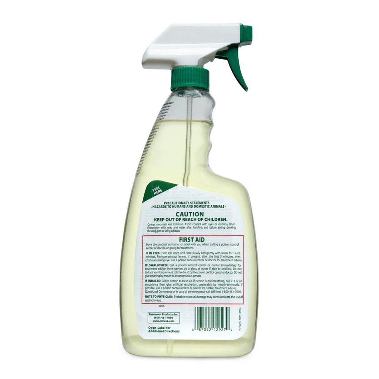 Surface Disinfectant Cleaner Citrus II® Germicidal Trigger Spray Liquid 22 oz. Bottle Original Scent NonSterile - BeHope