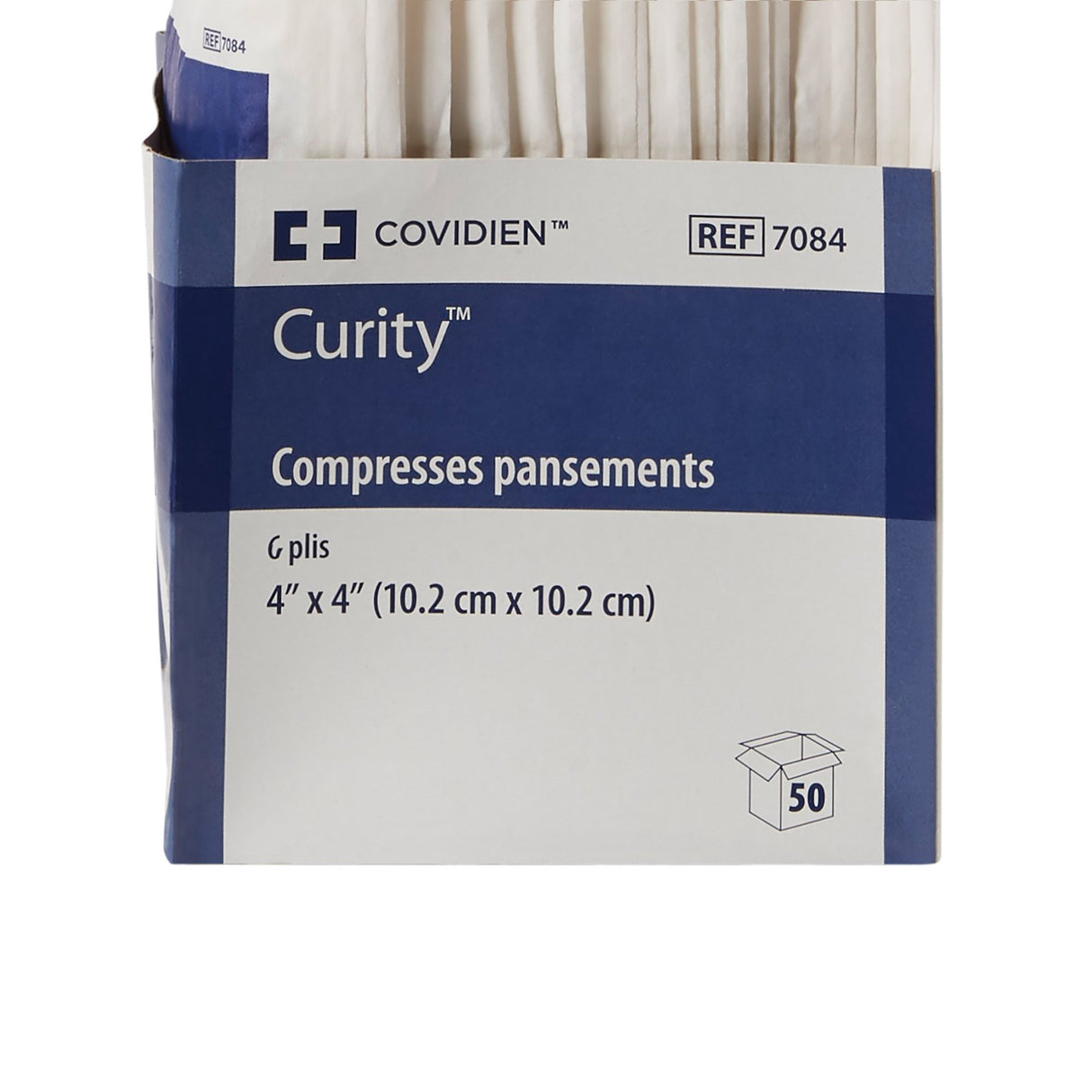 Nonwoven Sponge Curity™ 4 X 4 Inch 6-Ply Sterile 2 per Pack - BeHope