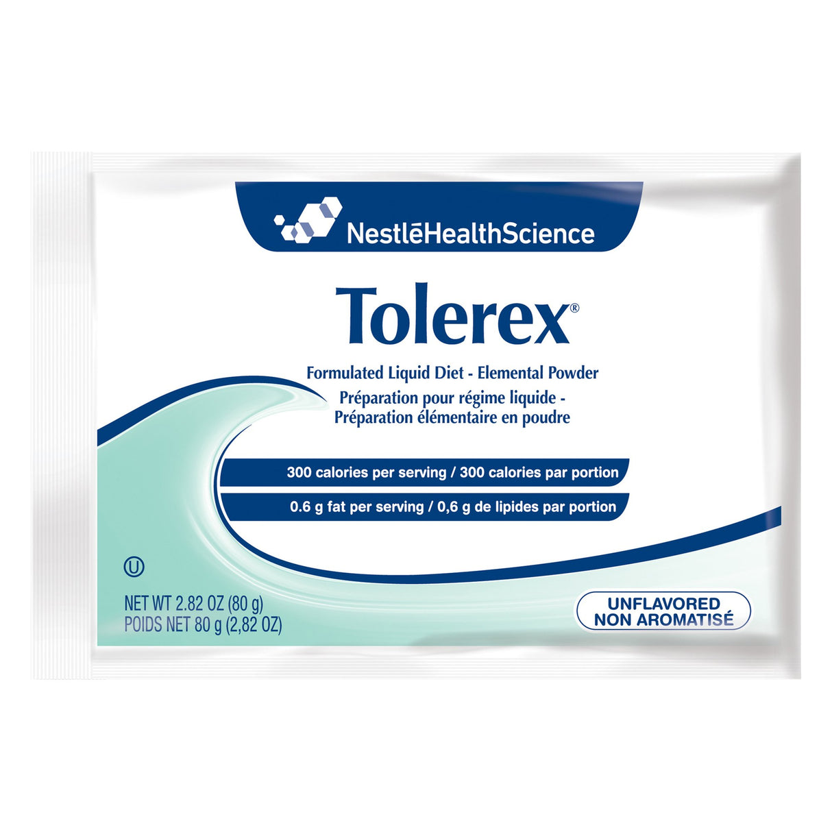 Oral Supplement Tolerex® Unflavored Powder 2.82 oz. Individual Packet - BeHope