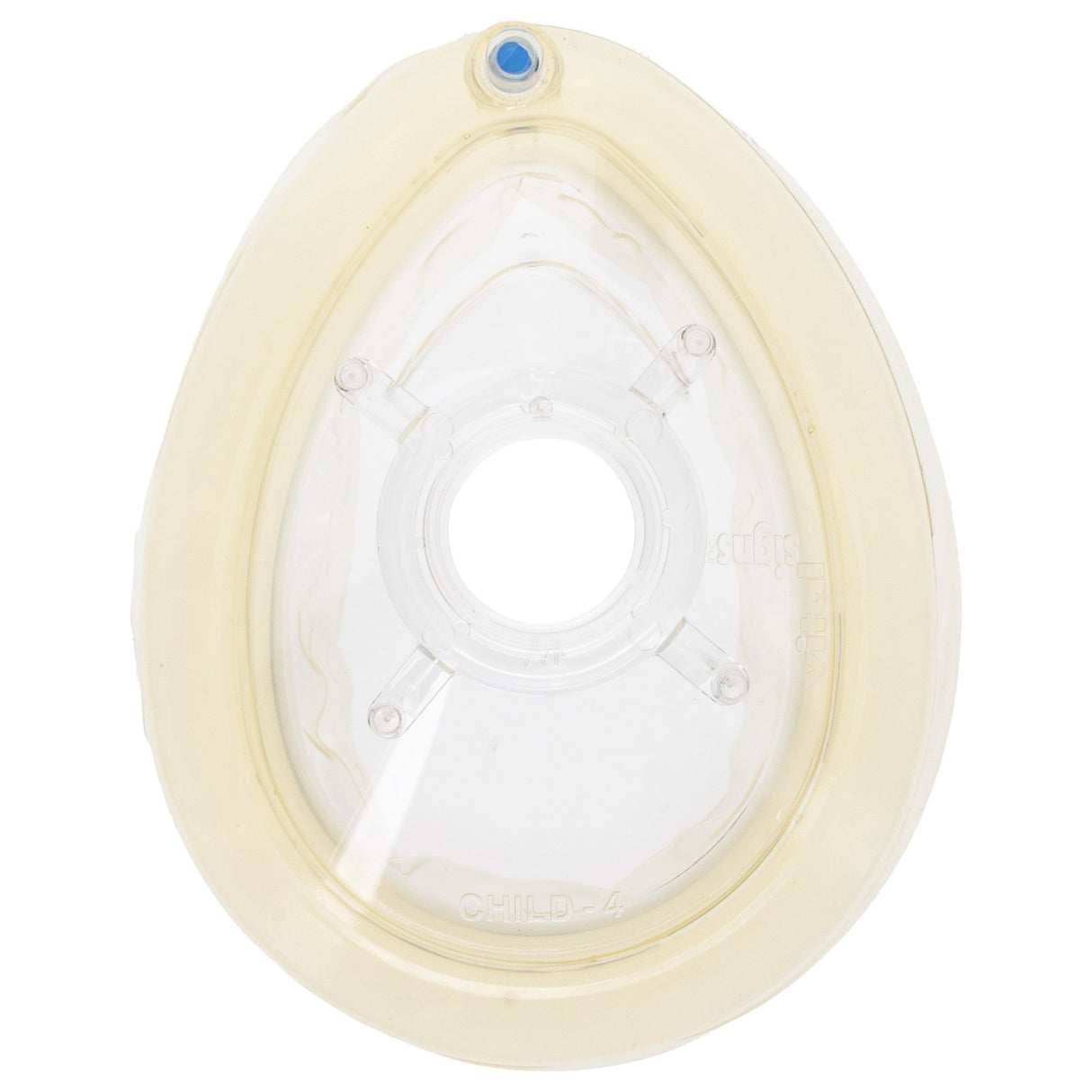 Anesthesia Mask Vital Signs® Elongated Style Adult Size 5 Hook Ring - BeHope