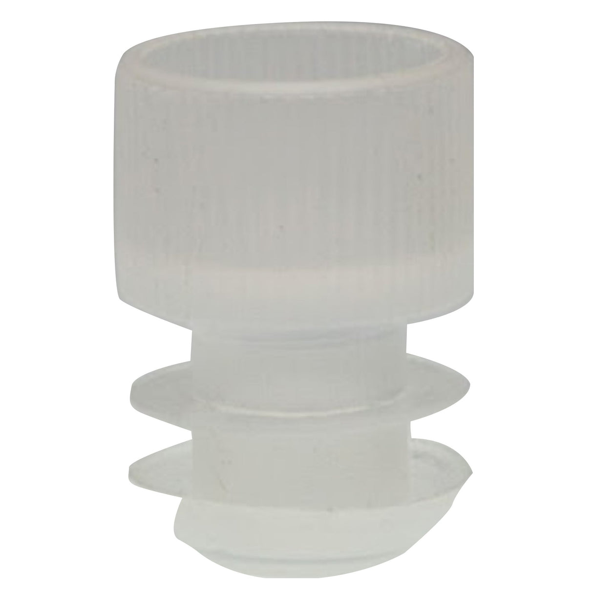 McKesson Tube Closure Polyethylene Flanged Plug Cap Natural 16 mm For Use with 16 mm Blood Drawing Tubes, Glass Test Tubes, Plastic Culture Tubes NonSterile - BeHope