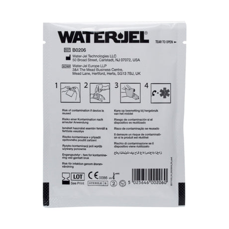 Hydrogel Burn Dressing Water-Jel® First Responder Sheet 2 X 6 Inch Sterile - BeHope