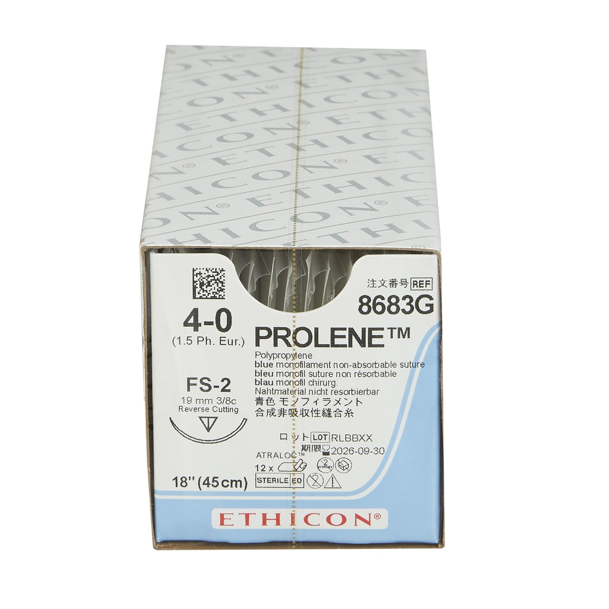 Prolene Nonabsorbable Polypropylene Suture with Reverse Cutting Needle - BeHope