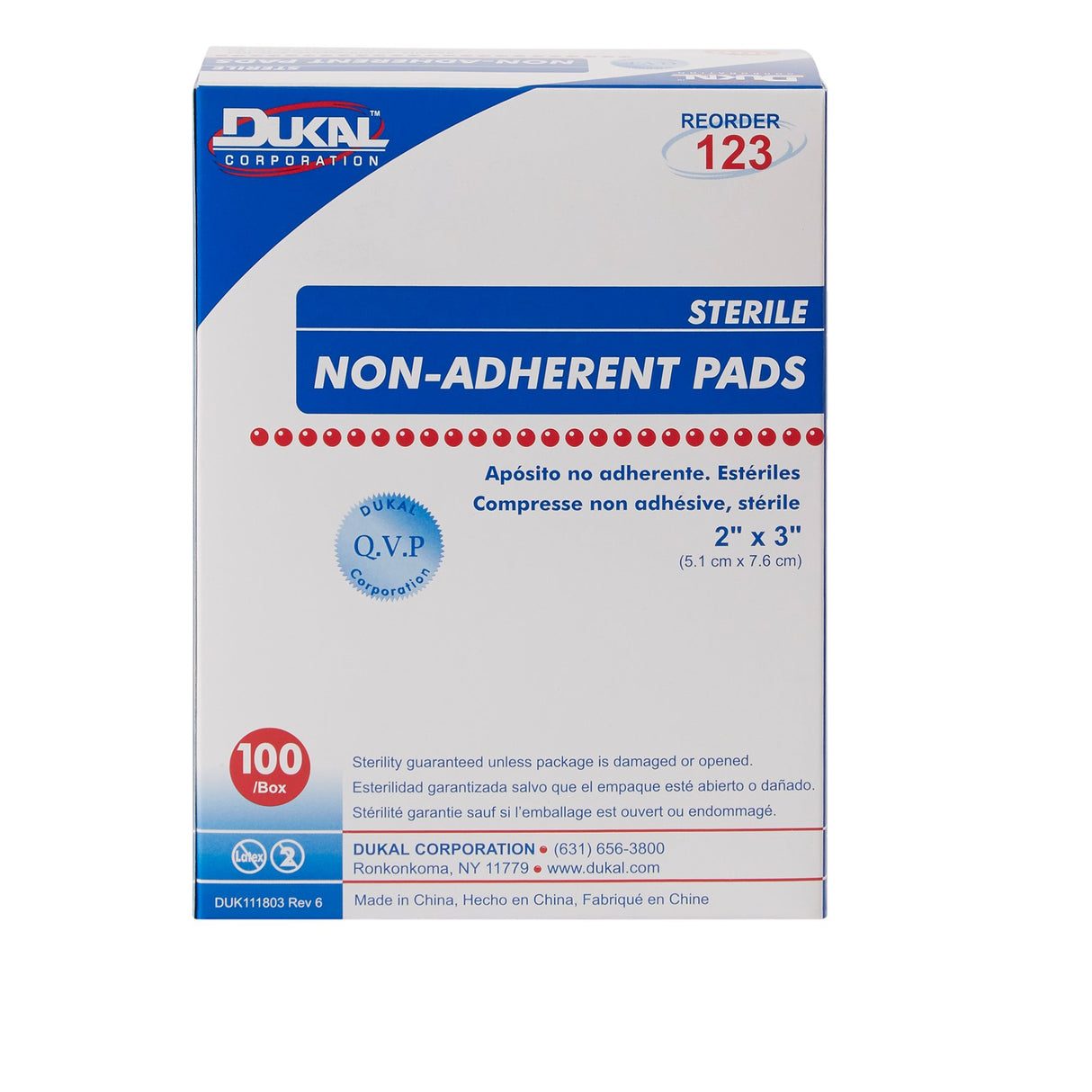 Non-adherent Dressing Dukal™ Sterile Absorbent Pad - BeHope
