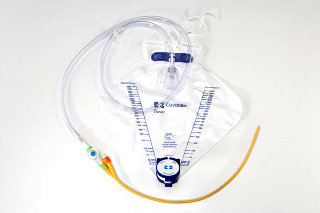 Indwelling Catheter Tray Curity™ Ultramer™ 2-way Foley Latex Hydrogel Coated - BeHope