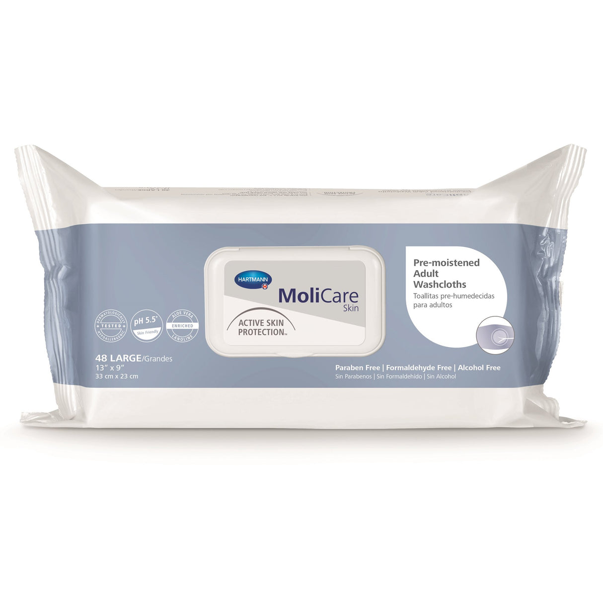 Personal Cleansing Wipe MoliCare® Skin Soft Pack Scented 50 Count - BeHope