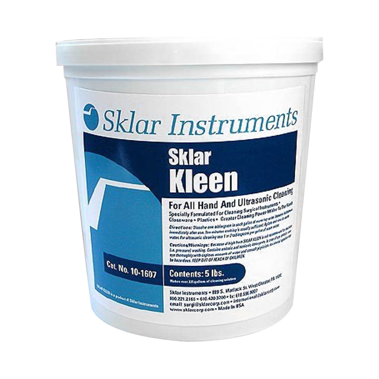 Instrument Detergent Sklar Kleen™ Powder Concentrate 5 lbs. Pail Mild Scent - BeHope