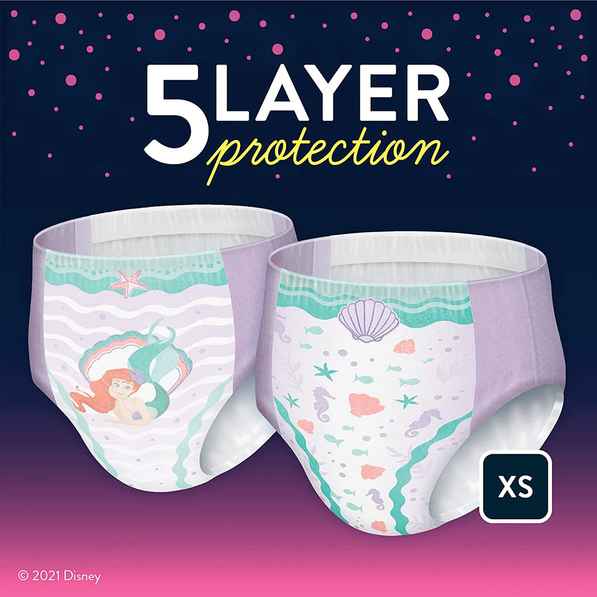 Female Youth Absorbent Underwear GoodNites® Pull On with Tear Away Seams X-Small Disposable Heavy Absorbency - BeHope
