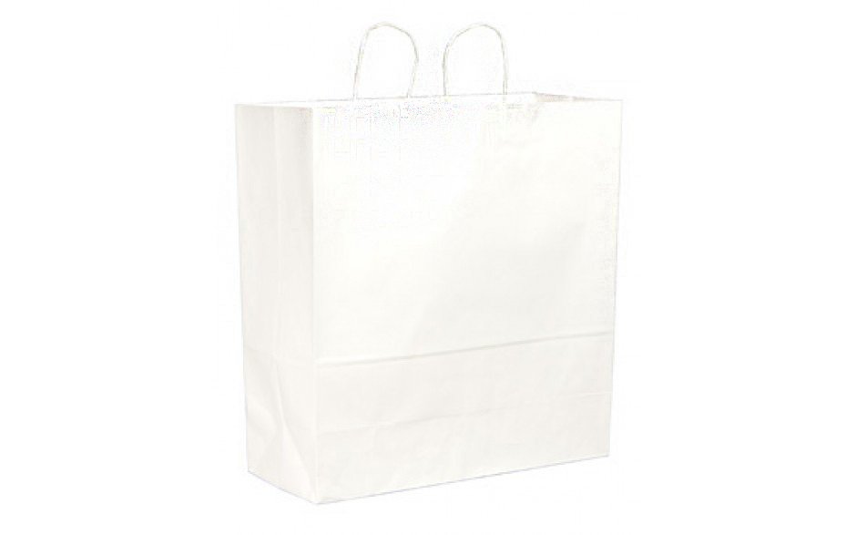 Shopping Bag Duro® Cargo White Virgin Paper - BeHope