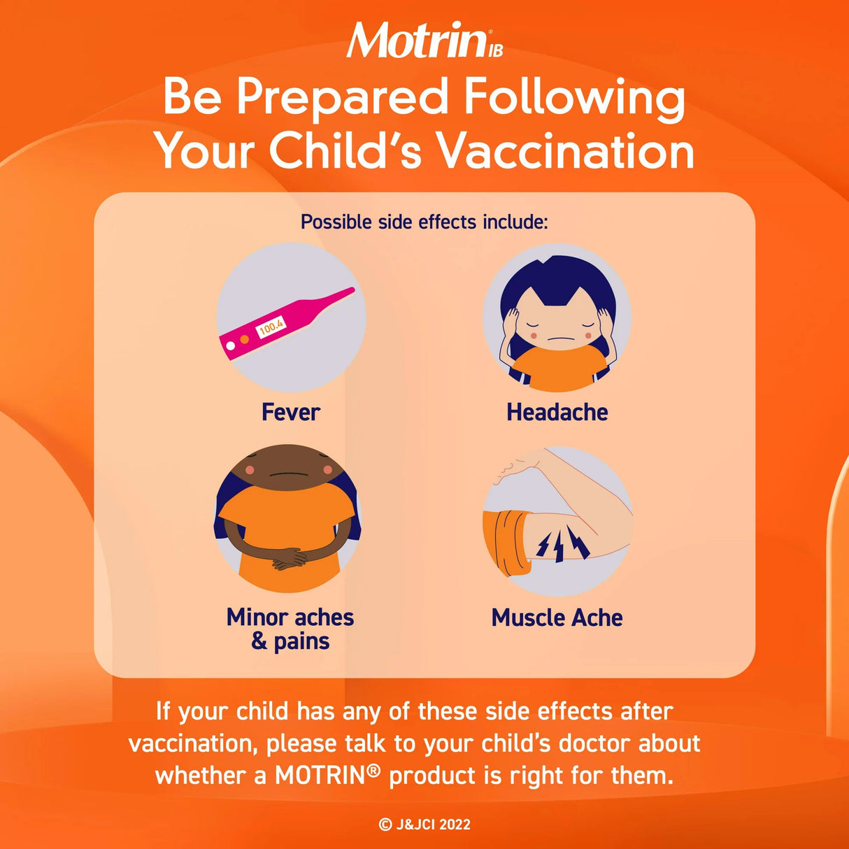 Children's Pain Relief Motrin® 100 mg Strength Ibuprofen Chewable Tablet 24 Per Bottle - BeHope