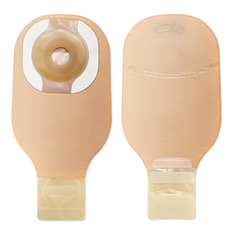 Ostomy Pouch Premier™ One-Piece System 12 Inch Length Flat, Pre-Cut 1 Inch Stoma Drainable - BeHope