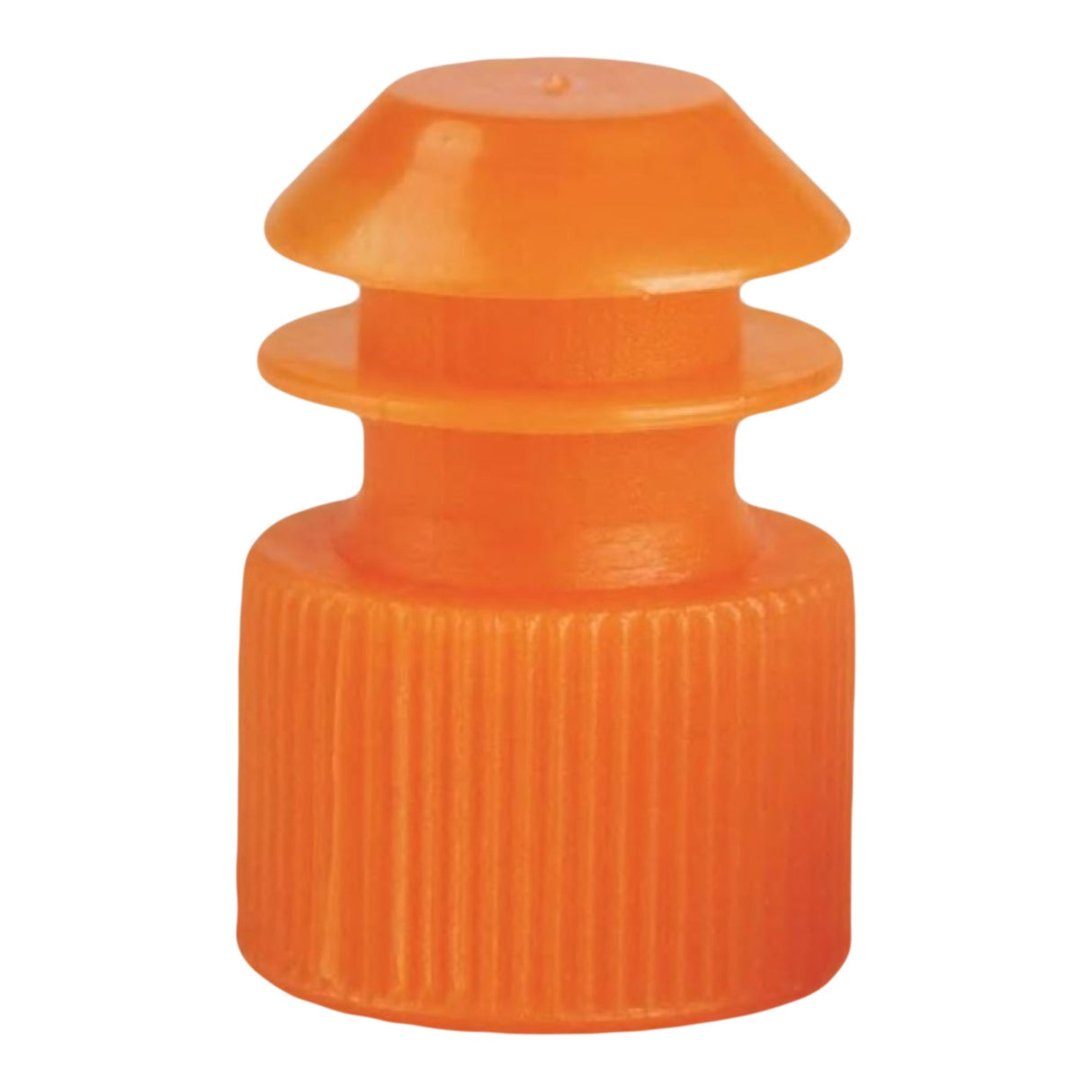 McKesson Tube Closure Polyethylene Flanged Plug Cap Orange 13 mm For Use with 13 mm Blood Drawing Tubes, Glass Test Tubes, Plastic Culture Tubes NonSterile - BeHope